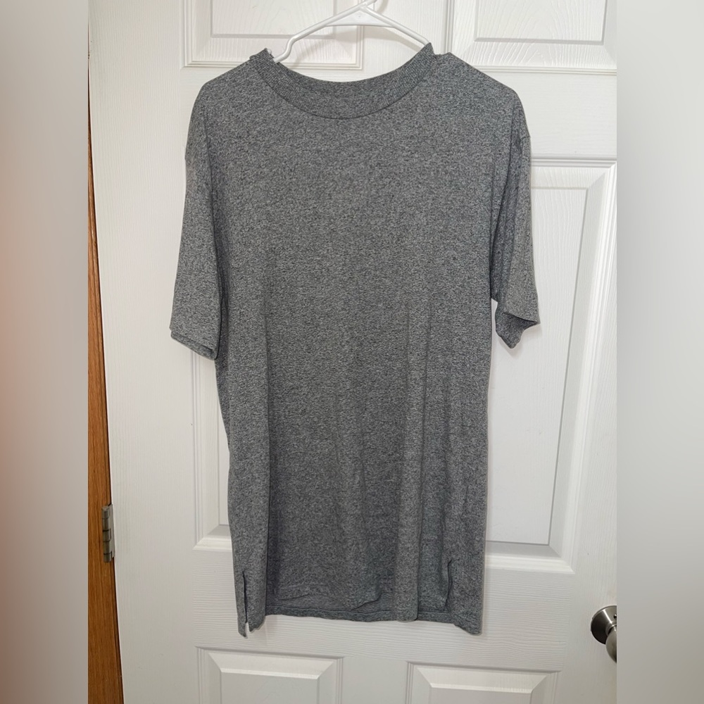 Grey tshirt dress- topshop size 2